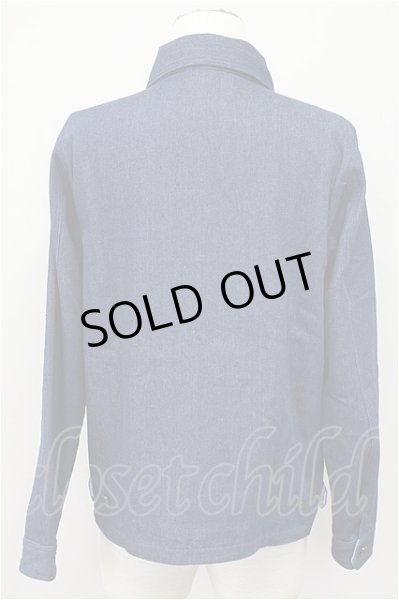 画像2: NO ID. ジャケット.2トーンデニムスウィングトップ /ブルー/1 T-21-04-06-005-NO-ja-KN-ZT228 (2)