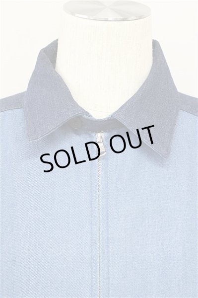 画像3: NO ID. ジャケット.2トーンデニムスウィングトップ /ブルー/1 T-21-04-06-005-NO-ja-KN-ZT228 (3)