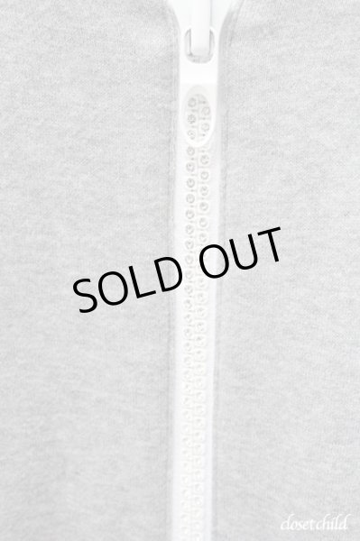 画像2: DROSHKY パーカー.バックロゴ刺繍クリスタルスワロジップ /グレー/ O-21-04-30-028-Wr-sh-YM-ZT234 (2)