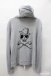 画像3: DROSHKY パーカー.バックロゴ刺繍クリスタルスワロジップ /グレー/ O-21-04-30-028-Wr-sh-YM-ZT234 (3)
