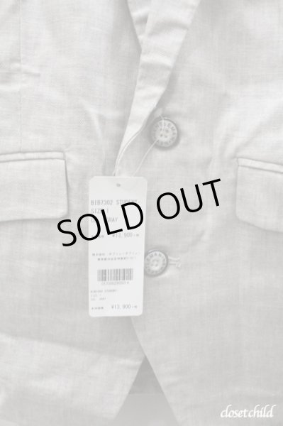 画像2: BUFFALO BOBS ジャケット.STUDENT-LINEN　5分袖　リネンテーラード /グレー/1 O-21-06-02-004-BU-ja-YM-ZT178 (2)