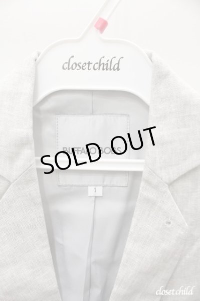 画像3: BUFFALO BOBS ジャケット.STUDENT-LINEN　5分袖　リネンテーラード /グレー/1 O-21-06-02-004-BU-ja-YM-ZT178 (3)