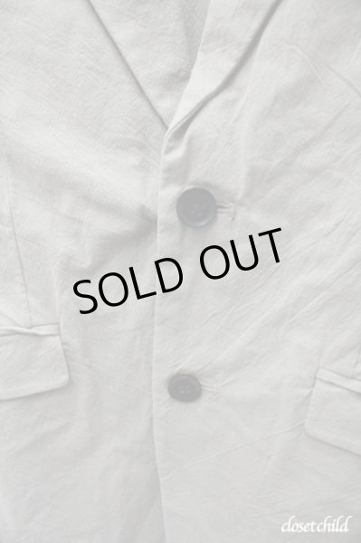 画像2: NO ID. ジャケット.Cストレッチクレープノッチドラペル2B七部袖 /ベージュ/1 O-21-06-02-008-NO-ja-YM-ZT184 (2)