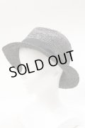 【SALE】NO ID. ハット.ストロー /ブラック/ONE O-21-06-02-106-NO-za-YM-ZT319