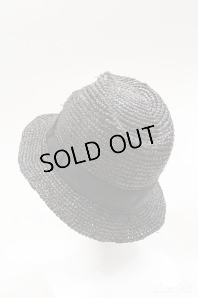 画像2: NO ID. ハット.ストロー /ブラック/ONE O-21-06-02-106-NO-za-YM-ZT319 (2)