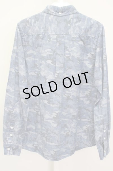 画像2: GOSTAR DE FUGA シャツ.Anonymous カモフラージュ柄 /ブルー/44 T-21-06-03-1011-GO-sh-KN-ZT143 (2)