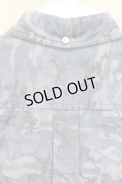 画像3: GOSTAR DE FUGA シャツ.Anonymous カモフラージュ柄 /ブルー/44 T-21-06-03-1011-GO-sh-KN-ZT143 (3)