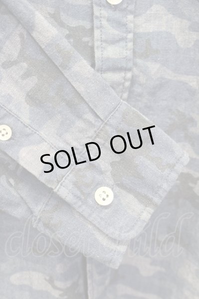 画像5: GOSTAR DE FUGA シャツ.Anonymous カモフラージュ柄 /ブルー/44 T-21-06-03-1011-GO-sh-KN-ZT143 (5)