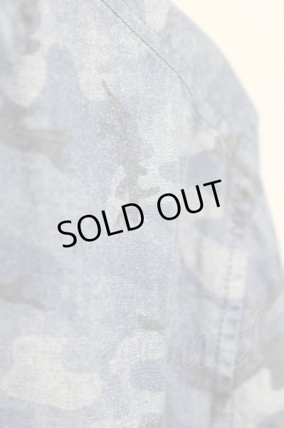 画像7: GOSTAR DE FUGA シャツ.Anonymous カモフラージュ柄 /ブルー/44 T-21-06-03-1011-GO-sh-KN-ZT143 (7)