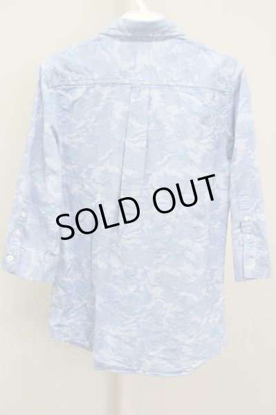 画像2: GOSTAR DE FUGA シャツ.ON DEMAND ジャガード /ブルー/44 T-21-06-03-1012-GO-sh-KN-ZT143 (2)