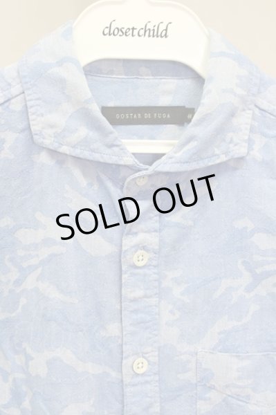 画像4: GOSTAR DE FUGA シャツ.ON DEMAND ジャガード /ブルー/44 T-21-06-03-1012-GO-sh-KN-ZT143 (4)