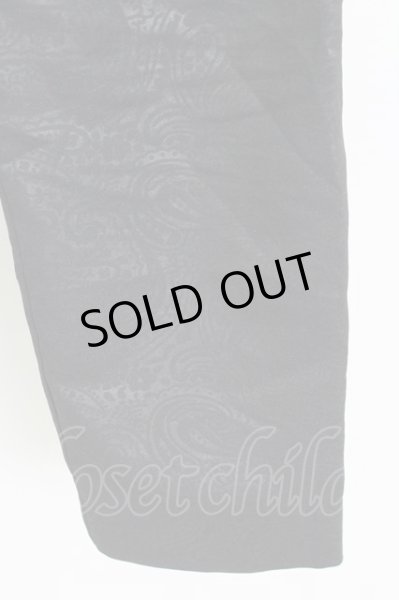 画像4: NO ID. パンツ.Pクロスペイズリーエンボストラベルアンクルトラウザーズ /ブラック/2 T-21-06-03-1025-NO-pa-KN-ZT024 (4)