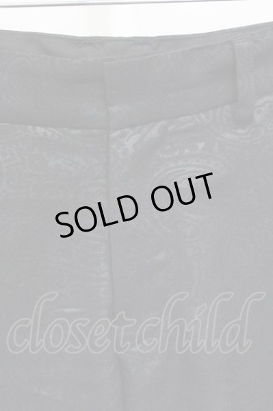 画像5: NO ID. パンツ.Pクロスペイズリーエンボストラベルアンクルトラウザーズ /ブラック/2 T-21-06-03-1025-NO-pa-KN-ZT024 (5)