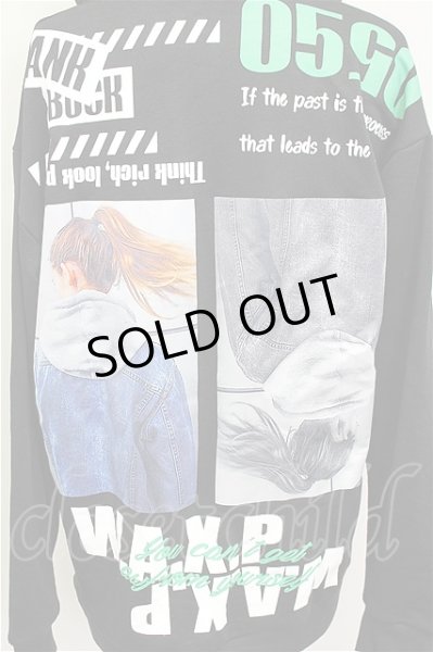 画像3: In The Attic パーカー.ガールズフォトプルオーバー【現在買取対象外】 /ブラック/L T-21-06-04-004-In-to-KN-ZT300 (3)