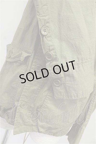 画像7: GLAD NEWS コート.シワ加工ミリタリーモッズ /カーキ/3 T-21-06-10-002-GL-ou-KN-ZT-M131 (7)