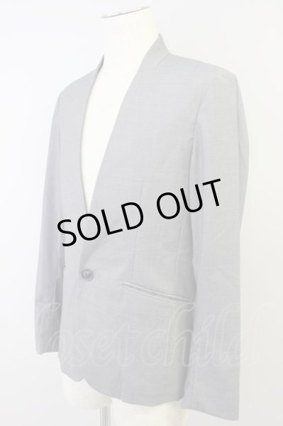 画像6: FUGA ジャケット.Revive ストレッチTRノーカラ―テーラード /グレー/44 T-21-06-11-002-FU-ja-KN-ZT181 (6)