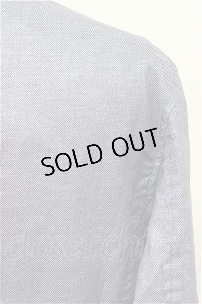 画像4: HIGH STREET ジャケット.リネンシングルライダース 【現在買取対象外】 /ブルーグレイ/S T-21-06-12-003-HI-ja-YM-ZT109 (4)