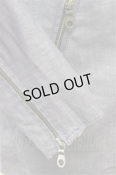 画像8: HIGH STREET ジャケット.リネンシングルライダース 【現在買取対象外】 /ブルーグレイ/S T-21-06-12-003-HI-ja-YM-ZT109 (8)