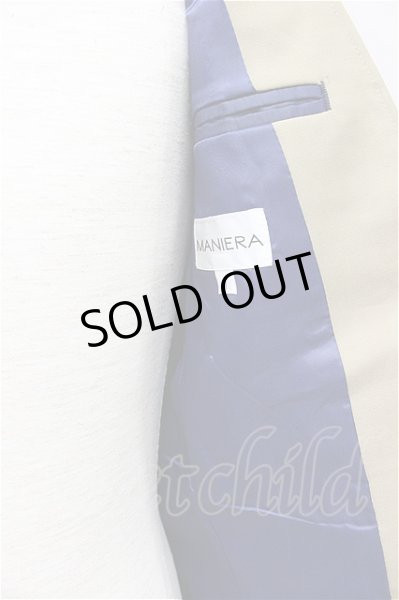 画像6: MANIERA ジャケット.ノッチドラペルテーラード【現在買取対象外】 /ベージュ/1 T-21-06-17-004-MA-ja-KN-ZT205 (6)