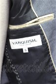 画像5: 【SALE】VANQUISH ジャケット.ピークドラペル ショートテーラード /グレー×ゴールド/S T-21-06-21-001-VA-ja-KN-ZT181