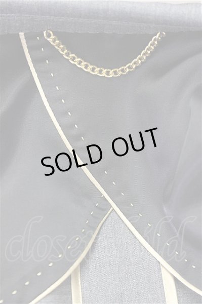 画像6: VANQUISH ジャケット.ピークドラペル ショートテーラード /グレー×ゴールド/S T-21-06-21-001-VA-ja-KN-ZT181 (6)