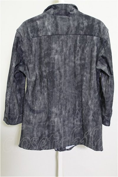 画像2: 【SALE】TORNADO MART Tシャツ.ハーフデニムプリントハイテンション半袖 /ネイビー/M T-21-06-24-011-TO-sh-YM-ZT042