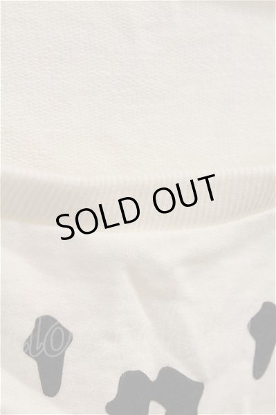 画像6: GLAD NEWS カットソー.スカルPTフロッキー /ホワイト/R T-21-07-06-1005-GL-to-ET-ZT243 (6)