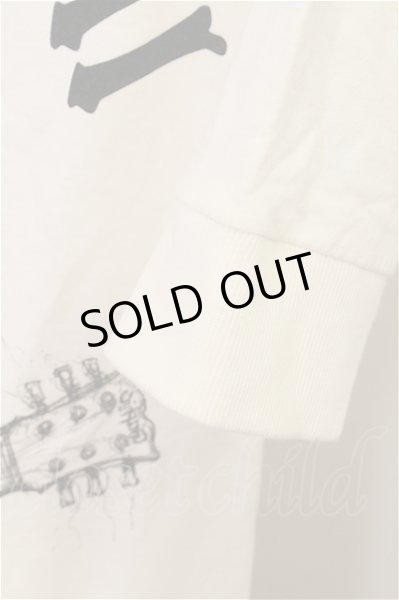 画像7: GLAD NEWS カットソー.スカルPTフロッキー /ホワイト/R T-21-07-06-1005-GL-to-ET-ZT243 (7)