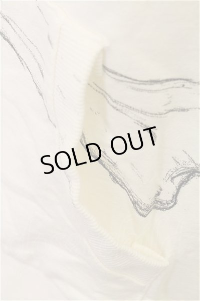 画像8: GLAD NEWS カットソー.スカルPTフロッキー /ホワイト/R T-21-07-06-1005-GL-to-ET-ZT243 (8)