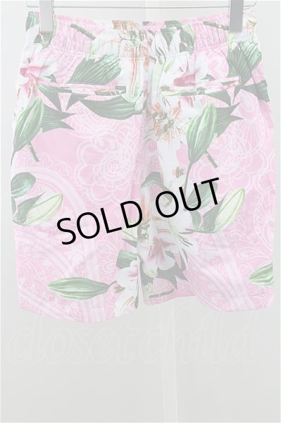 画像2: DOWBL パンツ.ペイズリーフラワープリントショーツ【現在買取対象外】 /ピンク/表記なし T-21-07-07-016-DO-pa-NA-ZT127 (2)