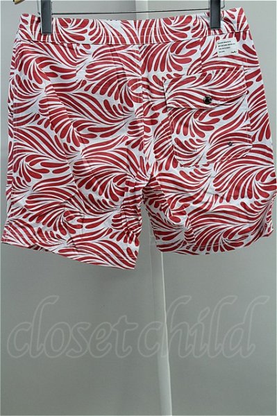 画像2: DADDY MACK パンツ.総柄プリントツイルショーツ /レッド/2 T-21-07-07-017-DA-pa-NA-ZT127 (2)