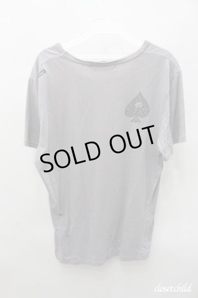 画像3: SMACK ENGINEER Tシャツ.スペードプリントダメージ /チャコール/L O-21-07-08-048-SM-ts-YM-ZT012 (3)