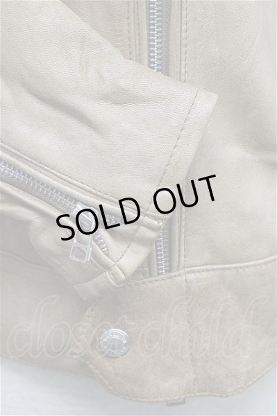 画像7: VANQUISH ジャケット.ラムレザーシングル /ベージュ/S T-21-07-13-008-VA-ja-KN-ZT-M105 (7)