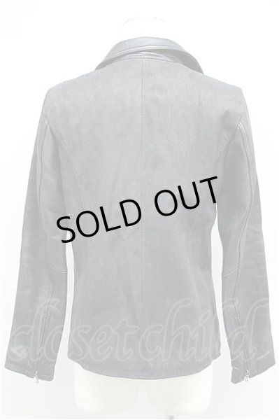 画像2: FUGA ジャケット.Naked バイカラーダブルライダース /ブラック/46 T-21-07-13-010-FU-ja-KN-ZT-M102 (2)