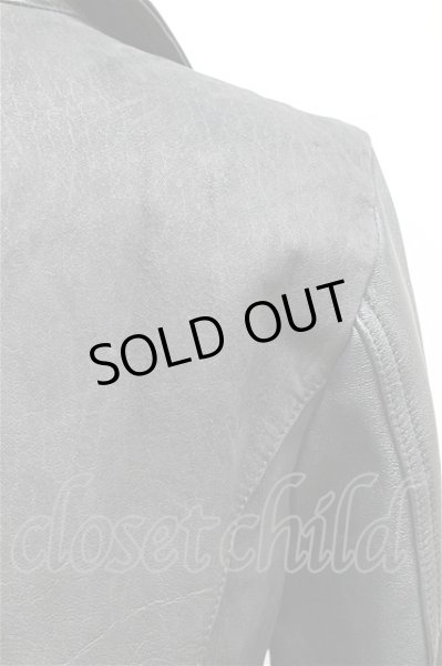 画像3: FUGA ジャケット.Naked バイカラーダブルライダース /ブラック/46 T-21-07-13-010-FU-ja-KN-ZT-M102 (3)