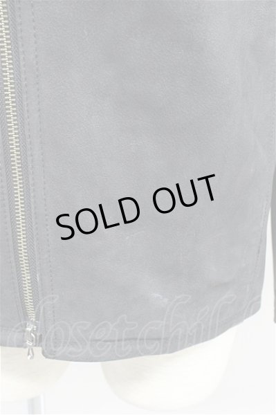 画像6: FUGA ジャケット.Naked バイカラーダブルライダース /ブラック/46 T-21-07-13-010-FU-ja-KN-ZT-M102 (6)