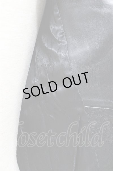 画像7: FUGA ジャケット.Naked バイカラーダブルライダース /ブラック/46 T-21-07-13-010-FU-ja-KN-ZT-M102 (7)