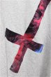 画像3: NO ID.BLACK Tシャツ.クラウドクロスプリントT /グレー/ONE T-21-07-15-013-NO-ts-KN-ZT300 (3)