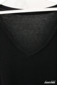 画像2: 【SALE】DELAY by Win ＆ sons Tシャツ.ロングVネック /ブラック/2 O-21-07-19-046-DE-ts-YM-ZT166 (2)