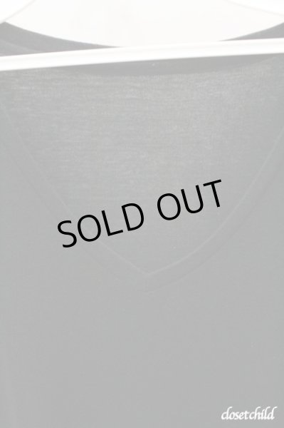 画像2: DELAY by Win ＆ sons Tシャツ.ロングVネック /ブラック/2 O-21-07-19-046-DE-ts-YM-ZT166 (2)