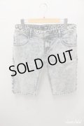 【SALE】GLAD NEWS パンツ.ケミカルショーツ /アイスグレー/3 O-21-07-19-095-GL-pa-YM-ZT052