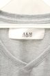画像2: AKM カットソー.Vネック /グレー/S O-21-07-24-020-AK-to-YM-ZT210 (2)