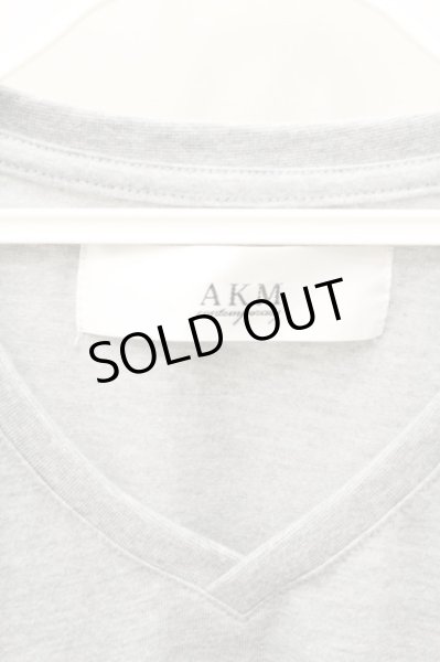 画像2: AKM カットソー.Vネック /グレー/S O-21-07-24-020-AK-to-YM-ZT210 (2)