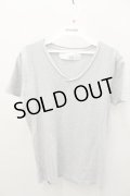 【セール】AKM Tシャツ.Vネック /グレー/S O-21-07-24-021-AK-ts-YM-ZT210