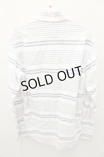 画像3: BUFFALO BOBS シャツ.マリンボーダー /ホワイトｘブルー/1 O-21-07-24-028-BU-sh-YM-ZT067 (3)