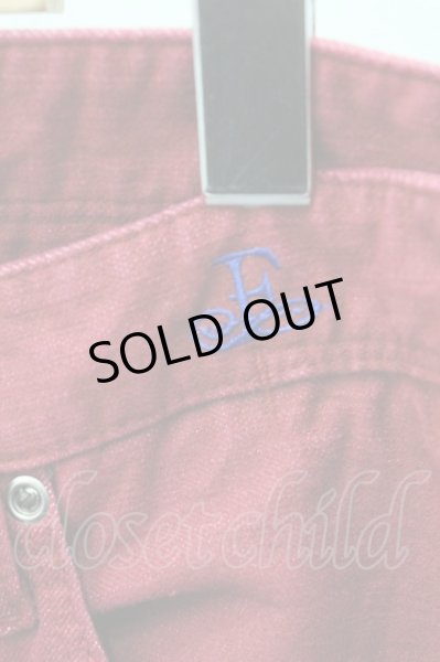 画像2: FREEDEE UN OLD パンツ.ストレッチカラーデニム /レッド/M O-21-07-25-039-FR-pa-YM-ZT077 (2)