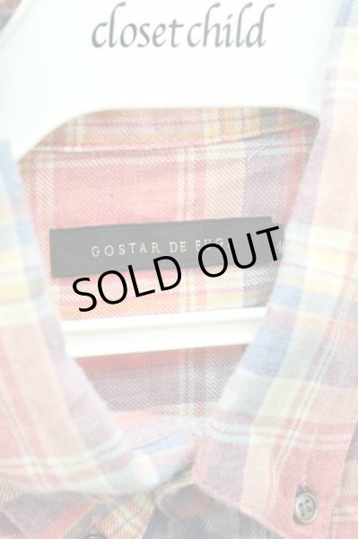 画像2: GOSTAR DE FUGA シャツ.NostalgicMelody チェック /レッド/44 O-21-07-25-021-GO-sh-YM-ZT035 (2)