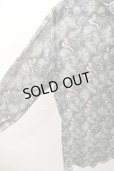 画像3: ASHES TO ASHES シャツ.シルクペイズリー /ブラック/38 O-21-07-31-070-AS-ts-YM-ZT259 (3)