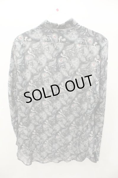 画像4: ASHES TO ASHES シャツ.シルクペイズリー /ブラック/38 O-21-07-31-070-AS-ts-YM-ZT259 (4)