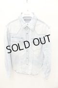 【SALE】WILD PARTY シャツ.ストレッチデニムウエスタン【現在買取対象外】 /ライトインディゴ/2 O-21-07-31-086-WI-sh-YM-ZT025